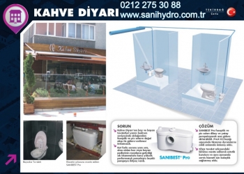 Bodrum seviyesindeki mağazaya tuvalet